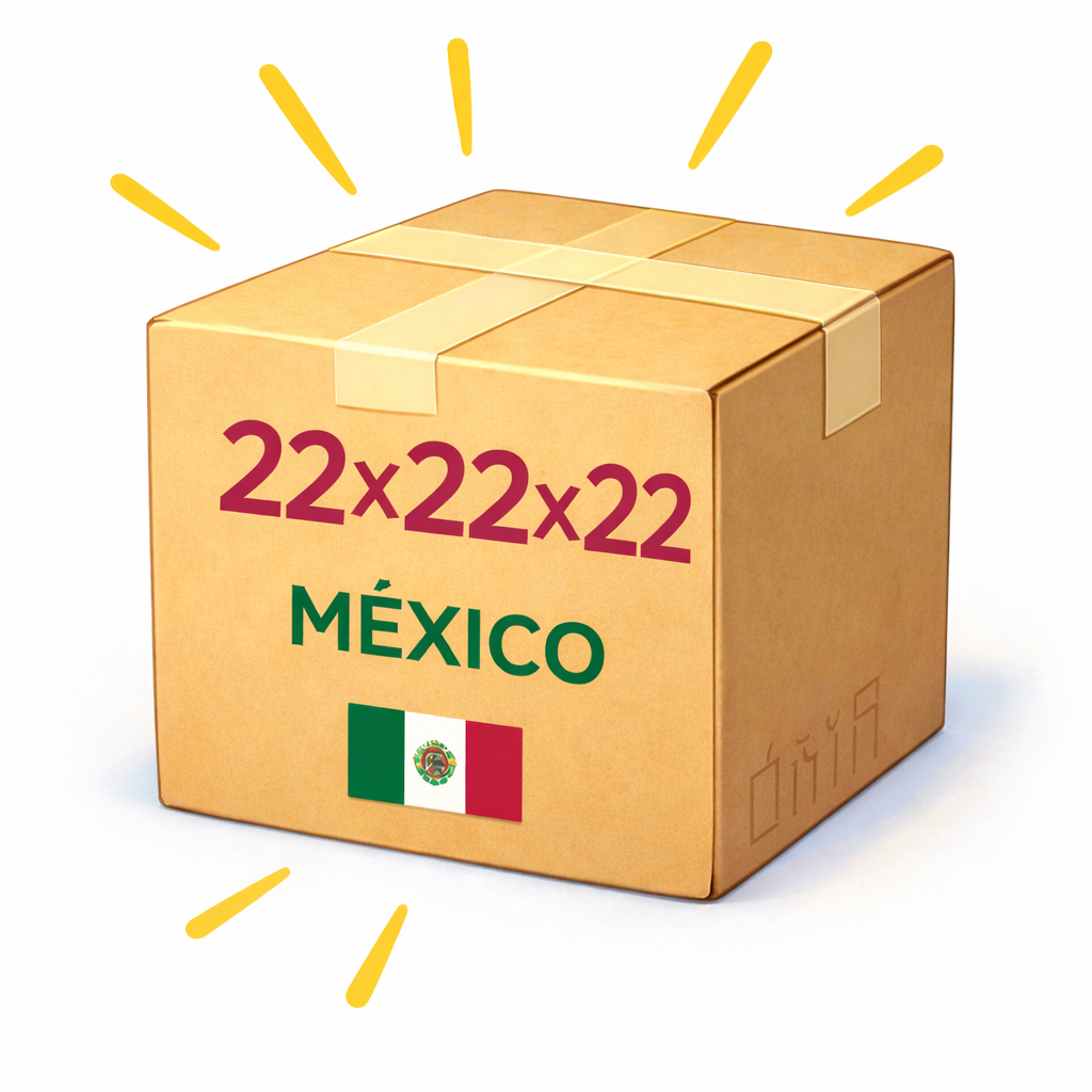 Envío a México caja 22x22x22 pulgadas